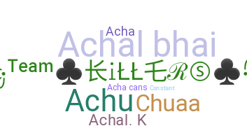 Smeknamn - Achal