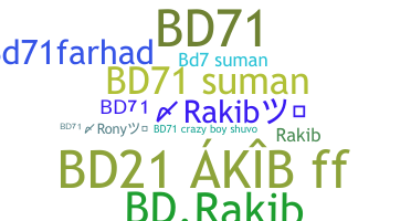 Smeknamn - BD71rakib