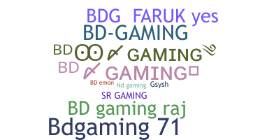 Smeknamn - BDGaming