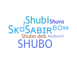 Smeknamn - Shubo