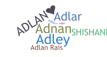 Smeknamn - Adlan