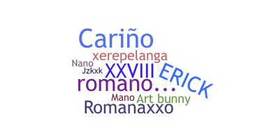 Smeknamn - Romano