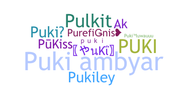 Smeknamn - PuKi