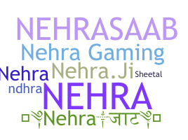 Smeknamn - Nehra