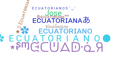 Smeknamn - ecuatoriano