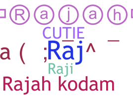 Smeknamn - Rajah