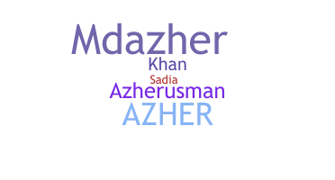 Smeknamn - Azher