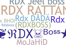 Smeknamn - Rdxboss