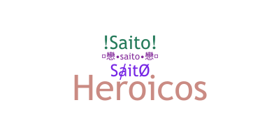 Smeknamn - Saito