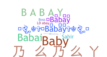 Smeknamn - Babay