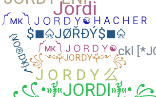 Smeknamn - Jordy