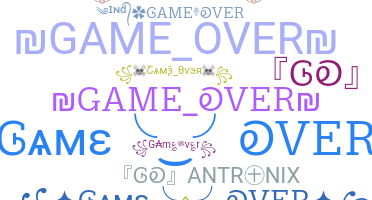 Smeknamn - GameOver