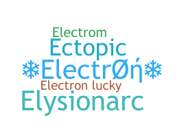 Smeknamn - electron
