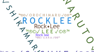 Smeknamn - rocklee