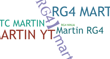 Smeknamn - RG4MARTIN