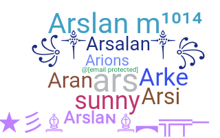 Smeknamn - Arslan