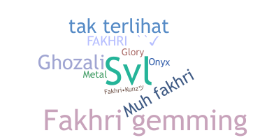 Smeknamn - Fakhri