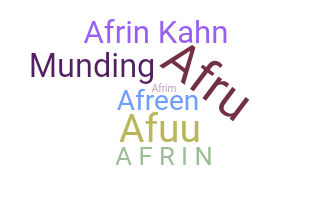 Smeknamn - Afrin