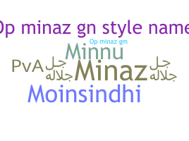 Smeknamn - Minaz