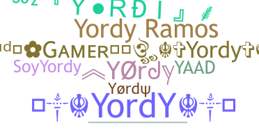 Smeknamn - Yordy