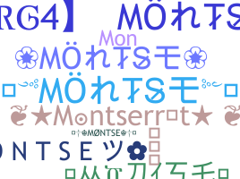 Smeknamn - Montse