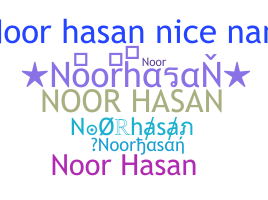 Smeknamn - Noorhasan