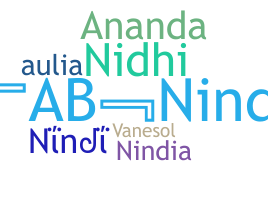 Smeknamn - Nindi