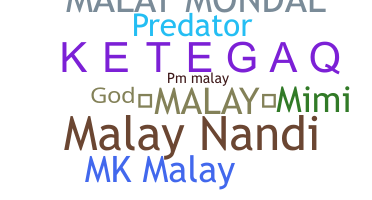 Smeknamn - Malay