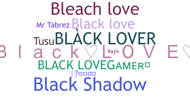 Smeknamn - blacklove