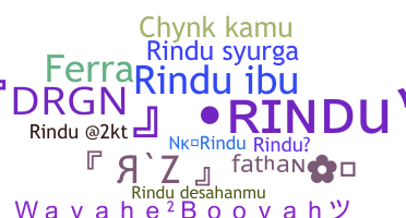 Smeknamn - Rindu