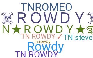 Smeknamn - Tnrowdy