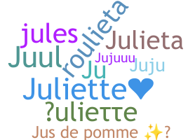 Smeknamn - Juliette