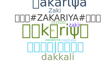 Smeknamn - Zakariya