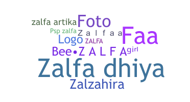 Smeknamn - Zalfa
