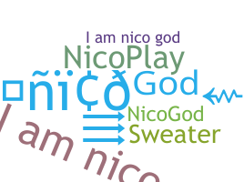 Smeknamn - NicoGOD