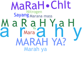 Smeknamn - Marahya