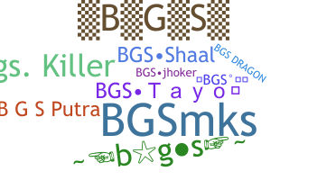 Smeknamn - BGS