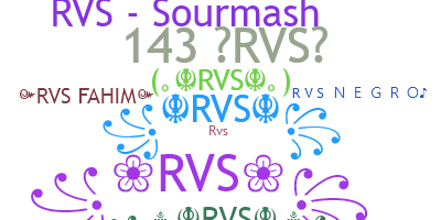 Smeknamn - RVS