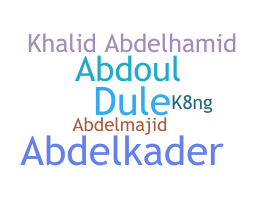 Smeknamn - Abdel