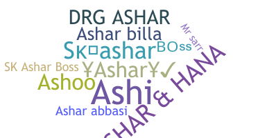 Smeknamn - Ashar