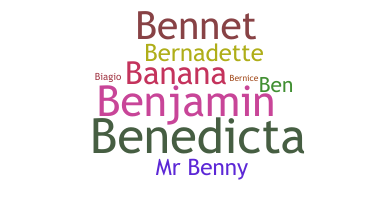 Smeknamn - Bennie