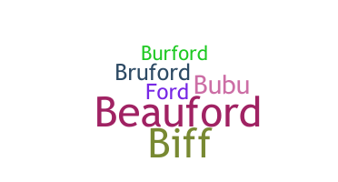 Smeknamn - Buford