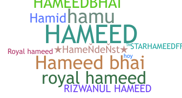 Smeknamn - Hameed