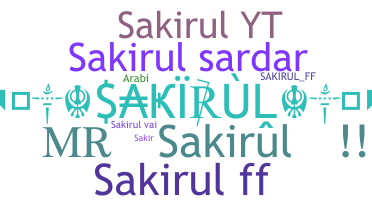 Smeknamn - Sakirul