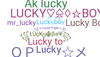 Smeknamn - Luckyboy