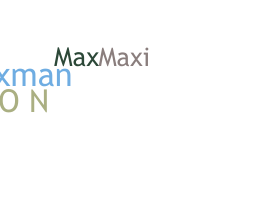 Smeknamn - Maxton