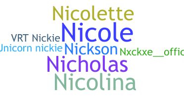 Smeknamn - Nickie