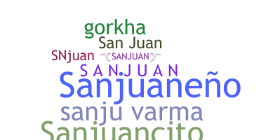Smeknamn - Sanjuan