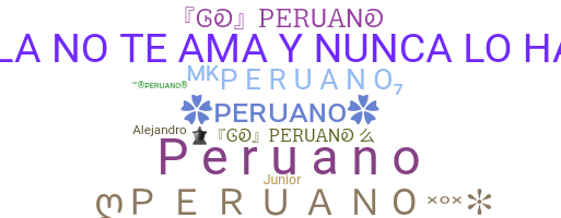 Smeknamn - Peruano