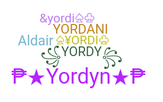 Smeknamn - Yordi